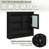 VYNXARIA 32'' Wall-Mounted Bathroom Cabinet with Mirror & 4 Adjustable Shelves. - 4 of 4