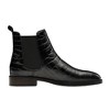 Santimon Men's Chelsea Boots Dress Ankle Boots Crocodile Print Genuine Leather Boots - 2 of 4