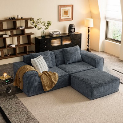 Modular Convertible Sofa Bed, Oversized Sofa Set, Free Configuration Sectional Couch for Living Room or Guest Space-Maison Boucle