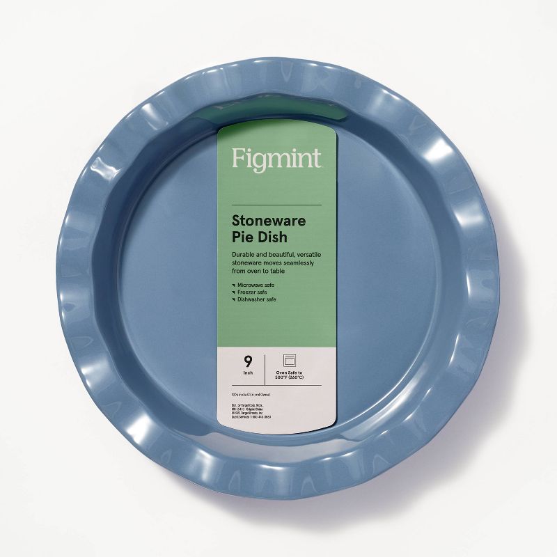 9" Round Stoneware Ruffle Pie Dish - Figmint™, 6 of 7
