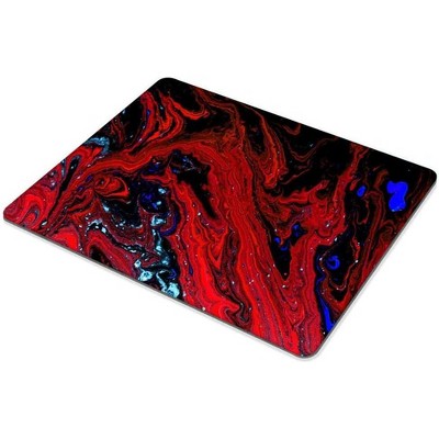 Core Electro Non-Slip Rubber Base Mouse Pad Red Magma Marble One Size