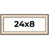 PosterPalooza | Panoramic Contemporary Silver Frame - UV Acrylic, Foam Board Backing, Hanging Hardware - 2 of 4