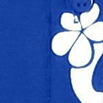 clip art skull royal blue