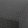 Waverly Faux Wicker Side Table Dark Gray - Christopher Knight Home: Weather-Resistant Patio Accent Table - 3 of 4
