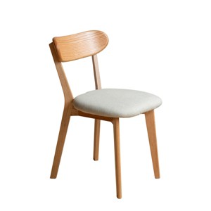 FURNIinspire Dining Chairs Wooden Dining Chair, Simple Modern Dining Room Chair Armless Chair for Kitchen Island Bar, White, 21.85"*18.7"*30.71" - 1 of 4