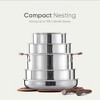 Itopfox 19-Piece Stainless Steel Cookware Set with Detachable Handles, Induction-Compatible Pots and Pans for Kitchen, RV, and Camping, Oven Safe - 4 of 4