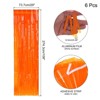 Unique Bargains Wedding Birthday Metallic Foil Fringe Table Skirts for Rectangle Tables - 2 of 4