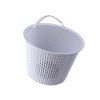 Pool Central 6.75" White Round Heavy Weighted Swimming Pool Skimmer Basket - 2 of 3