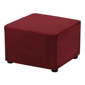 Unique Bargains Elastic Living Room Bedroom Square Foot Stool Cover - 1 of 4