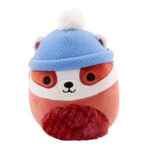 Squishmallows Cozy Squad 8 Inch Plush |  Florian the Badger with Hat - 1 of 4