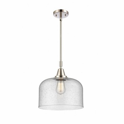 Bell - 1 Light Stem Hung Mini Pendant In Industrial Style-14.13 Inches Tall and 12 Inches Wide