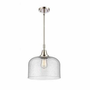 Bell - 1 Light Stem Hung Mini Pendant In Industrial Style-14.13 Inches Tall and 12 Inches Wide - 1 of 1