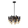 CWI Lighting,Anem 19 Light Down Chandelier With Matte Black & Satin Gold Finish - 2 of 4