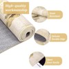 Coolmee Washable Area Rugs for Living Room, Abstract Geometric Print Rug Non-Slip Stain Resistant Low Pile Floor Carpet for Bedroom - 3 of 4