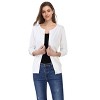 Women's Lightweight Crewneck Cardigan Sweater - 2 of 4