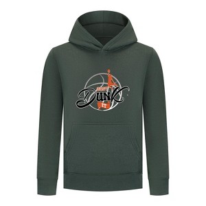 Everyday Kids Just Dunk It Basketball Pullover Hoodie – Slam Dunk Graphic Sweatshirt - 1 of 4