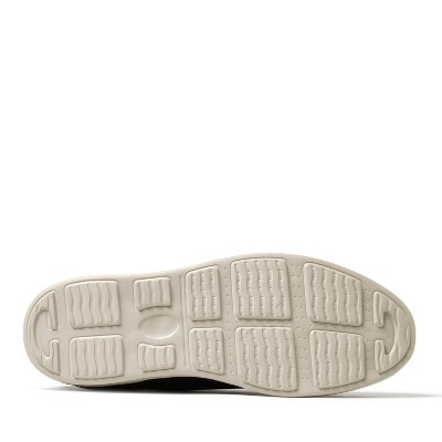 Dearfoams Men's Nash Stretch Knit Oxford Slip On Sneaker - Black Size 9 — фото 5