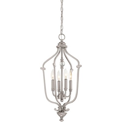 Minka Lavery Savannah Row 13" Wide Brushed Nickel Foyer Pendant