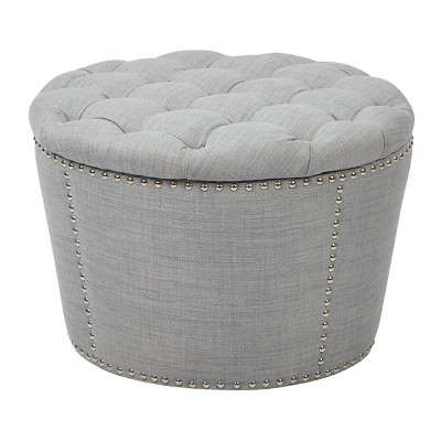 tufted storage ottoman target