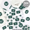 Big Dot of Happiness Emerald Elegantly Simple - Guest Party Favors Candy Favor Sticker Kit - 304 Pieces - 2 of 4