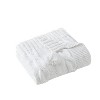 VCNY 50"x60" Chester Cable Knit Cotton Throw Blanket - 2 of 4