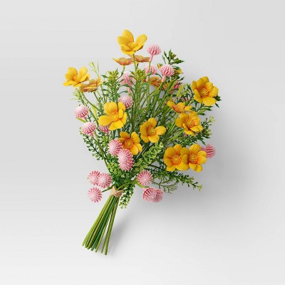 Floral Bouquet Pink/Yellow - Room Essentials™