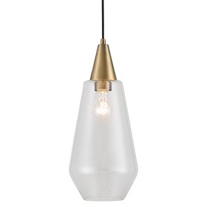 Uttermost Eichler 7 3/4" Wide Oxidized Antique Brass Mini Pendant - 1 of 1