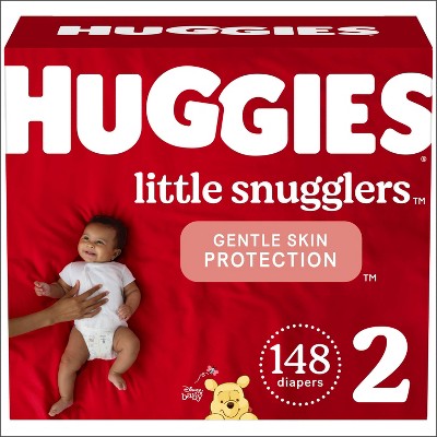 Image of Huggies Little Snugglers Diapers Huge Pack - Size 2 (148ct)