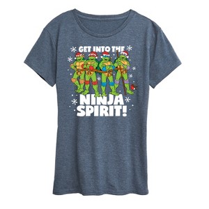 Women's - Teenage Mutant Ninja Turtles - Get Into The Ninja Spirit Short Sleeve Graphic T-Shirt - 1 of 4