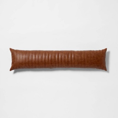 leather lumbar support cushion