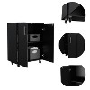NicBex 3-Drawer Mobile File Cabinet Contemporary Under Desk Storage Filing Cabinet Office Cabinet for Home, Office - 4 of 4