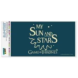 Game Of Thrones My Sun And Stars Automotive Bumper Sticker - 1 of 4