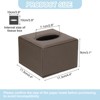 Unique Bargains Magnetic Bottom Tissue Box Cover 1Pc - 2 of 4
