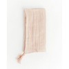 Slickblue Stone Washed Linen Blush Dinner Napkins, Tassel Detail Cloth Napkin Set, 20x20 Inch, Various Set Options - 3 of 4