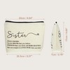 Unique Bargains Women's Birthday Makeup Bag Beige 1 Pc - 4 of 4