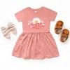 The Juniper Shop Summer Vibes Daisy Infant Dress - 12M - Mauve Spot - 3 of 4