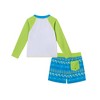 Andy & Evan  Toddler  Palm Tree Graphic Rashguard Set - 2 of 4