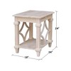 International Concepts Josephine End Table - 4 of 4