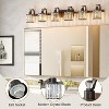 Crystal Bathroom Vanity Light， Modern Bathroom Vanity Light Fixtures Over Mirror Modern Crystal Vanity Lighting - 2 of 4