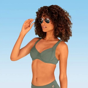 Women's Classic Underwire Bikini Swimsuit Top Bra Sizing - LASCANA - 1 of 4