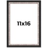 PosterPalooza | Simple Silver Picture Frame - UV Acrylic, Foam Board Backing, Hanging Hardware - 2 of 4