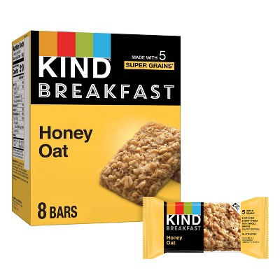KIND Honey Oat Breakfast Bars - 4pk of 2 Bars
