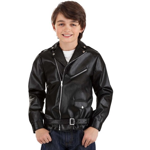 Target boys leather jacket online