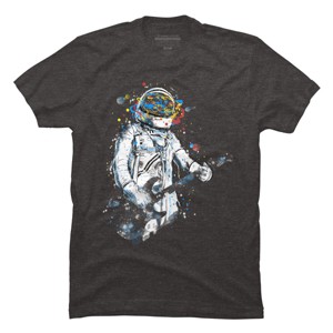 Men's Design By Humans space guitar By kharmazero T-Shirt - 1 of 4