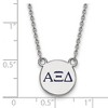 Black Bow Jewelry Sterling Silver Alpha Xi Delta Greek Life Necklace 18 Inch - 2 of 4