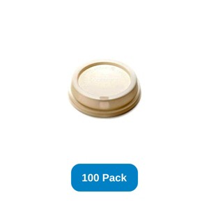 ecotainer Lid for 10-20 oz Hot Cup Made in USA - Pack of 100 - 1 of 2