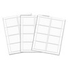 C-Line Laser Printer Name Badges, 3 3/8 x 2 1/3, White, 200/Box - 4 of 4
