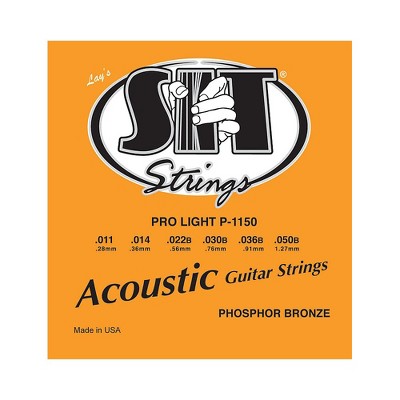 SIT Strings P1150 Pro Light Phosphor Bronze Acoustic Guitar Strings