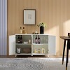 Bella Depot Sideboard Buffet Cabinet with Removable shelves - 4 of 4