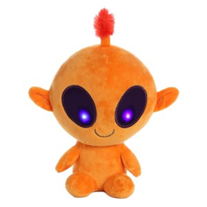 Aurora Galactic Cuties 8" Light Up Alien Tango Orange Stuffed Animal - 1 of 2